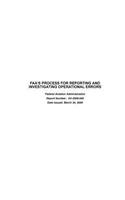 Faa's Process for Reporting and Investigating Operational Errors