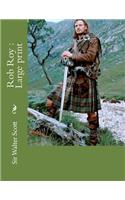 Rob Roy: Large print