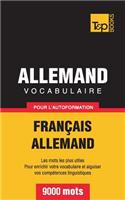 Vocabulaire Francais-Allemand Pour L'Autoformation - 9000 Mots