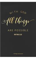With God All Things are Possible - Matthew 19