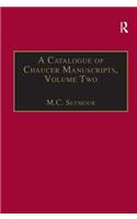 Catalogue of Chaucer Manuscripts