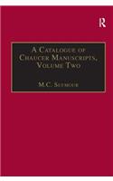 A Catalogue of Chaucer Manuscripts