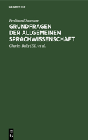 Grundfragen Der Allgemeinen Sprachwissenschaft