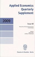 Twenty Years of Economic Reconstruction in East Germany
