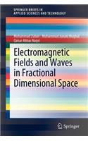 Electromagnetic Fields and Waves in Fractional Dimensional Space