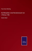 Rheinpfalz in der Revolutionszeit von 1792 bis 1798