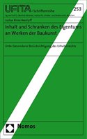 Inhalt Und Schranken Des Eigentums an Werken Der Baukunst