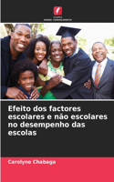 Efeito dos factores escolares e não escolares no desempenho das escolas