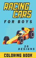 Racing Cars Coloring Book For Boys