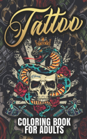 Tattoo Coloring Book For Adults