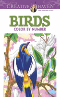 Creative Haven Birds Color by Number Coloring Book: (Creative Haven Coloring Books)