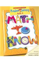 Math to Know: Problem Solving Book B