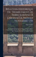 Rélation historique du tremblement de terre survenu à Lisbonne le premier novembre 1755
