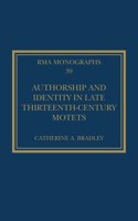 Authorship and Identity in Late Thirteenth-Century Motets