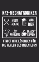 Kfz-Mechatroniker Multitasking Mag Bier Löst Probleme Braucht Koffein Findet Ihre Lösungen Für Die Fehler Des Ingenieure