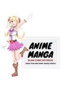 Anime Manga Blank Comic Notebook