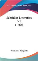 Subsidios Litterarios V1 (1883)