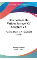 Observations On Various Passages Of Scripture V2