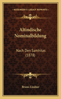 Altindische Nominalbildung