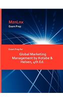 Exam Prep for Global Marketing Management by Kotabe & Helsen, 4th Ed.