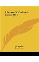 Review Of Winthrop's Journal (1854)