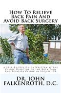 How to Relieve Back Pain Without Back Surgery