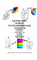 Lær farger Names på engelsk for folk som snakker norsk coloring Book morsomme figurer flere øvelser for barn, voksne, eldre Art Therapy BLÅ RØD GUL Grønn Lilla ORANGE PINK & ANDRE