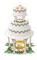 Wedding Journal Fancy Wedding Cake Fountain: (Notebook, Diary, Blank Book)