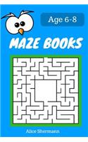 MAZE Book for Kids Ages 6-8