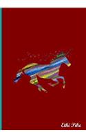 Ethi Pike - Colorful Unicorn Notebook / Extended Lines / Soft Matte Cover: An Ethi Pike Collectible Journal