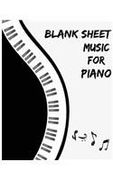 Blank Sheet Music For Piano