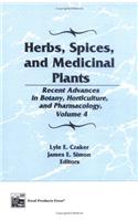 Herbs, Spices, and Medicinal Plants: Recent Advances in Botany, Horticulture, and Pharmacology, Volu