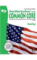 Swyk on the Common Core Reading Gr 6, Parent/Teacher Edition: Assessing Student Knowledge of the Common Core State Standards