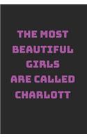 Charlott Girl Woman Notebook