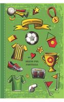 Tagebuch für Fussball - Kinder