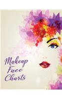 Blank Makeup Face Charts