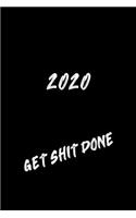 2020: Weekly Planner - 1 Week Per Page - Monday Start Calendar - 6 x 9 Dated Agenda - Appointment Organizer Book - Soft-Cover get shit done