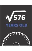 Square Root Of 576 Years Old