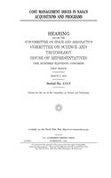 Cost management issues in NASA's acquisitions and programs