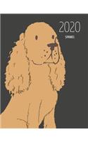 2020 Spaniel: Dated Weekly Planner With To Do Notes & Dog Quotes - Spaniel Golden(91 Awesome Calendar Planners for Dog Owners Dark)