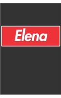 Elena: Elena Planner Calendar Notebook Journal, Personal Named Firstname Or Surname For Someone Called Elena For Christmas Or Birthdays This Makes The Perf