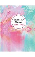 Seven Year Planner 2019 - 2025 Neqi: 2019-2025 Monthly Schedule Organizer - Agenda Planner for the next SEVEN YEARS/84 months calendar - 8.5 x 11 inches(7 Year Diary/7 Year Calendar/Logbook)
