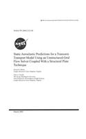 Static Aeroelastic Predictions for a Transonic Transport Model Using an Unstructured-Grid Flow Solver Coupled with a Structural Plate Technique