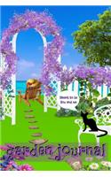 Meant to be, you and me.: Gardener and cat's journal for gardeners who loves their cat and appreciates the help in the garden. 110 lined and blank pages for notes, sketches a