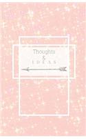 Thoughts and Ideas Notebook: Journal 120 Pages Notebook
