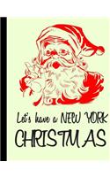 New York Christmas Santa Composition Notebook