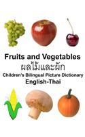 English-Thai Fruits and Vegetables Children's Bilingual Picture Dictionary: (Freebilingualbooks.com)