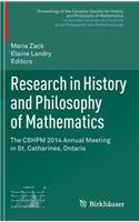 Research in History and Philosophy of Mathematics