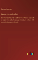 La province de Québec