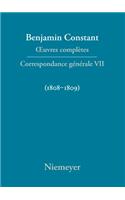 Correspondance GÃ©nÃ©rale 1808-1809
